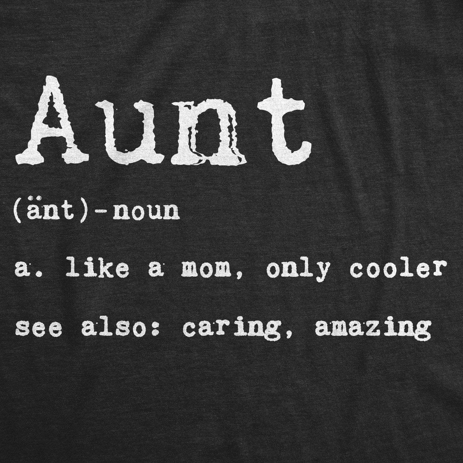Aunt Definition Women's Tshirt  -  Crazy Dog T-Shirts