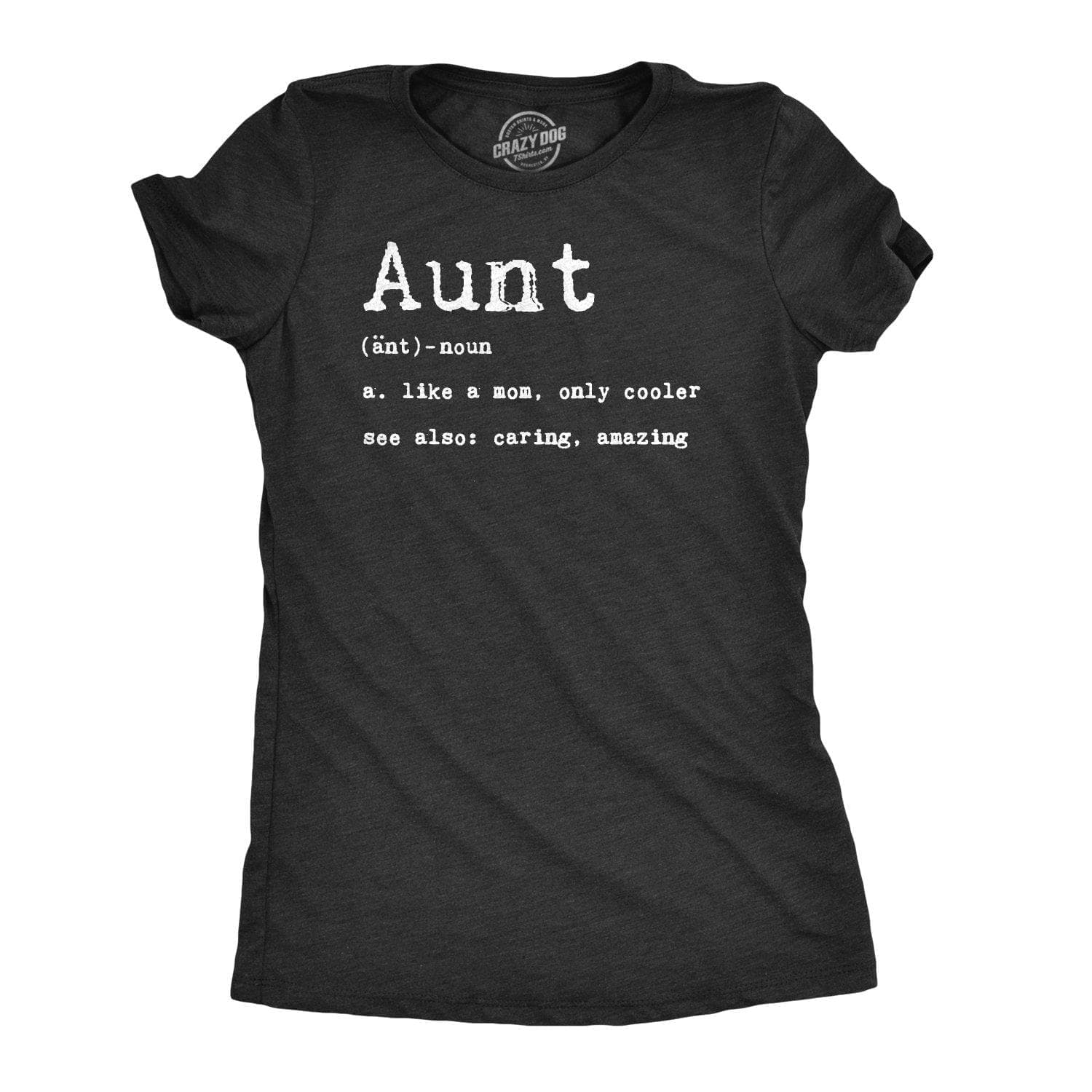 Aunt Definition Women's Tshirt  -  Crazy Dog T-Shirts