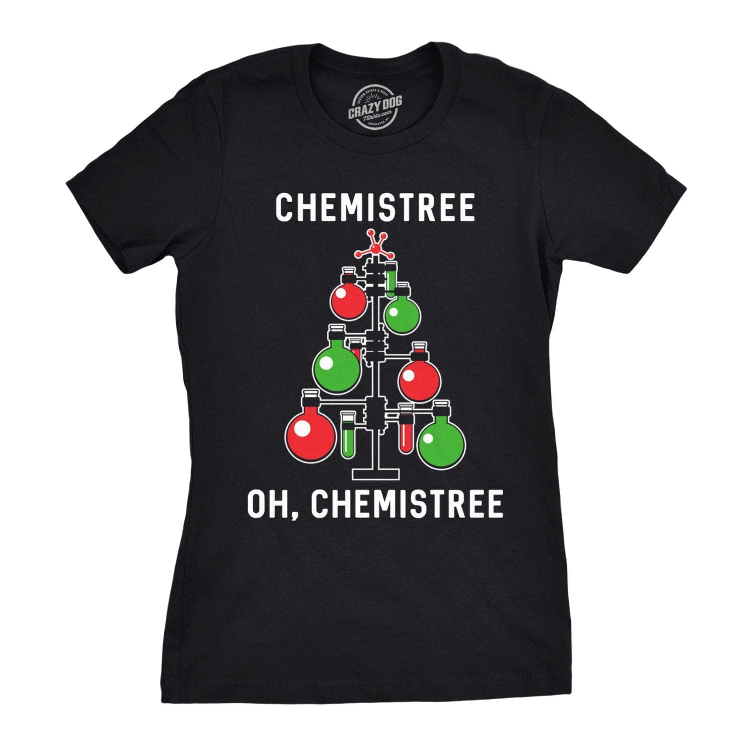 Chemistree Women's Tshirt - Crazy Dog T-Shirts