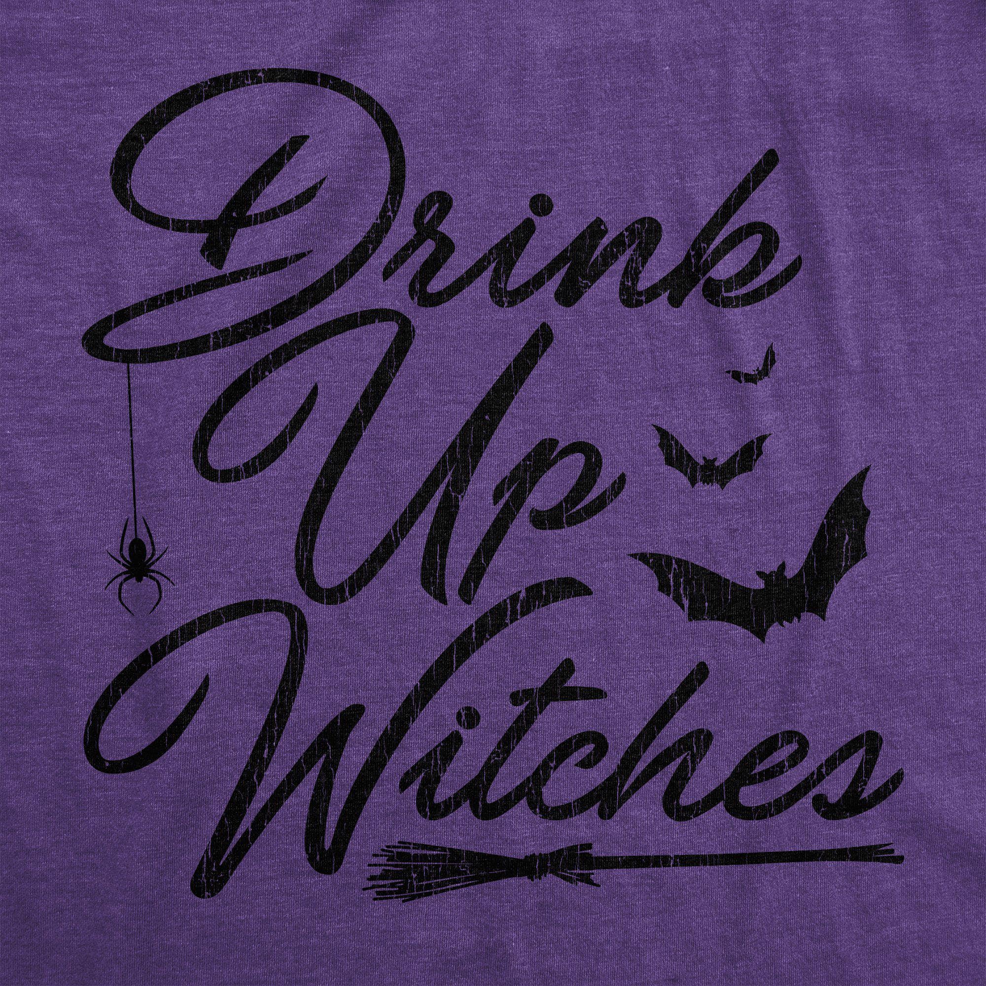 Drink Up Witches Women's Tshirt - Crazy Dog T-Shirts