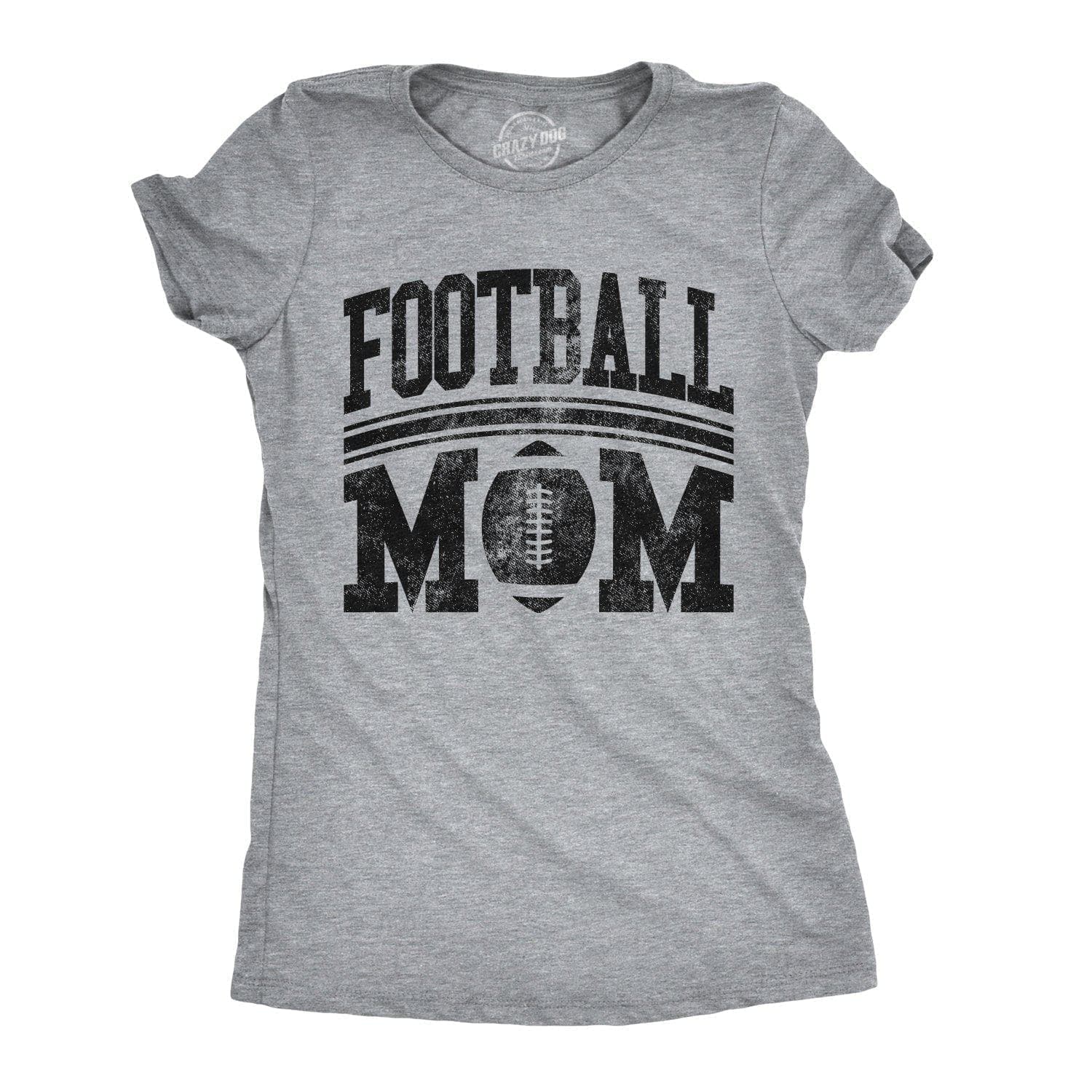 Football Mom Women's Tshirt  -  Crazy Dog T-Shirts