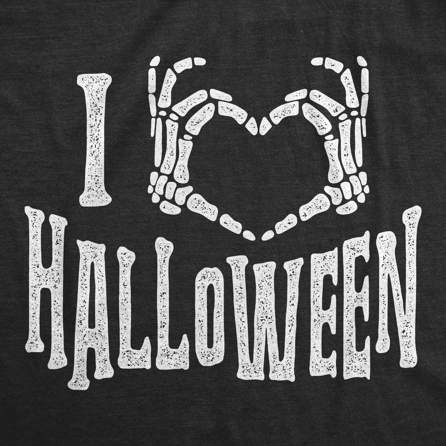 I Heart Halloween Women's Tshirt - Crazy Dog T-Shirts