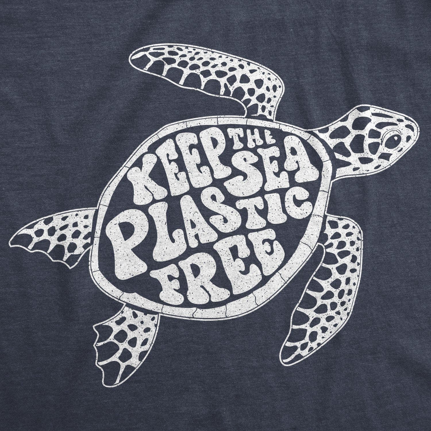 Keep The Sea Plastic Fre Women's Tshirt  -  Crazy Dog T-Shirts