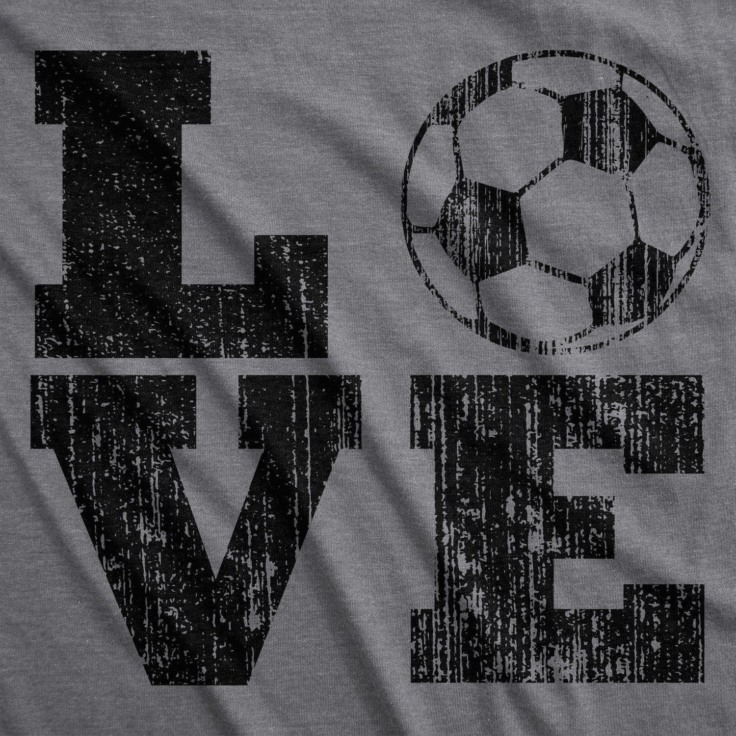 Love Soccer Women's Tshirt  -  Crazy Dog T-Shirts