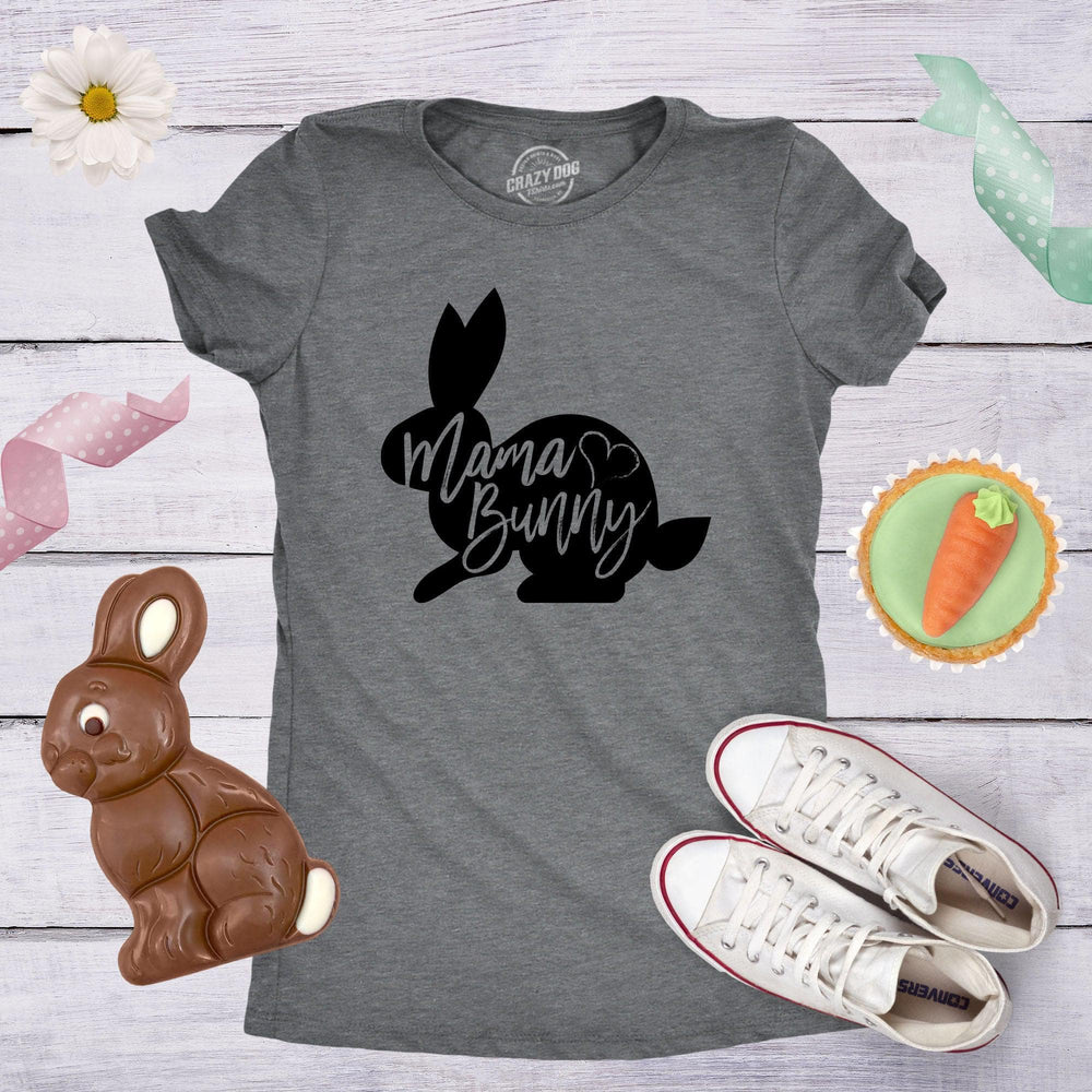 Mama Bunny Women's Tshirt  -  Crazy Dog T-Shirts