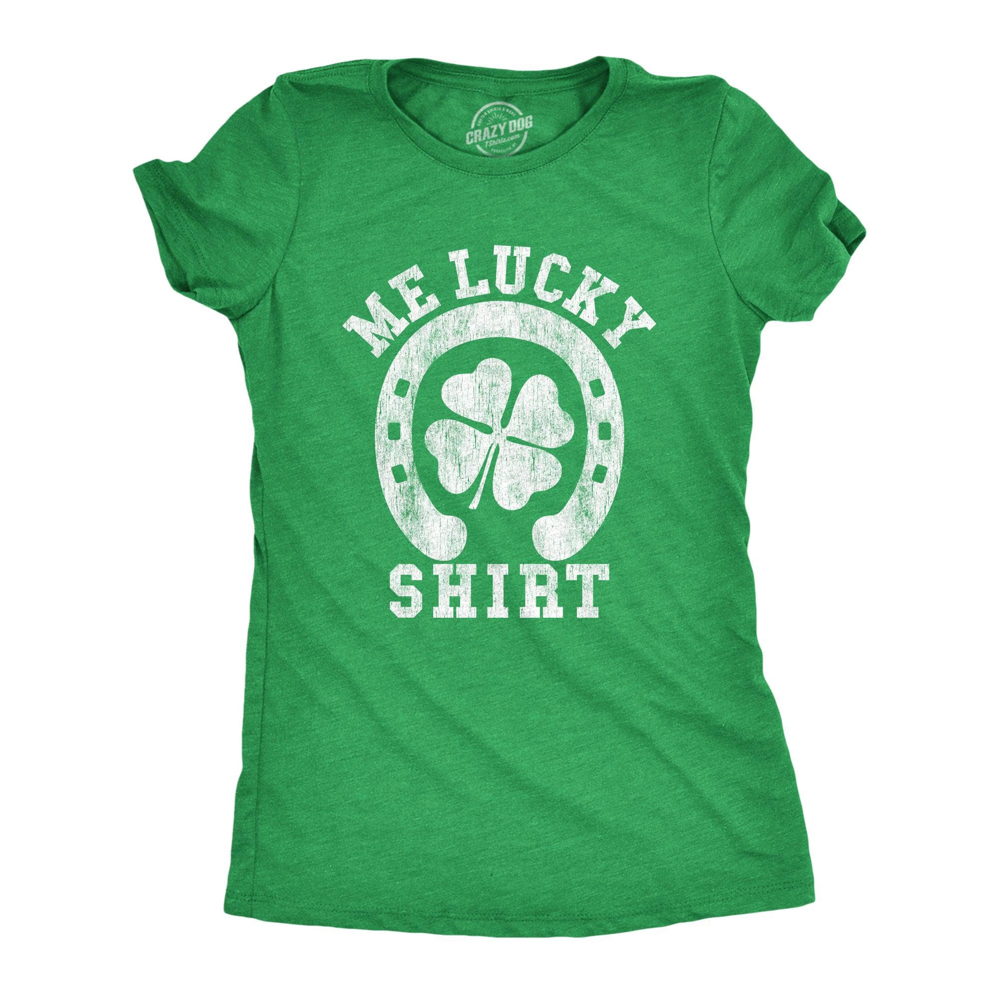 Me Lucky Shirt Women's Tshirt  -  Crazy Dog T-Shirts
