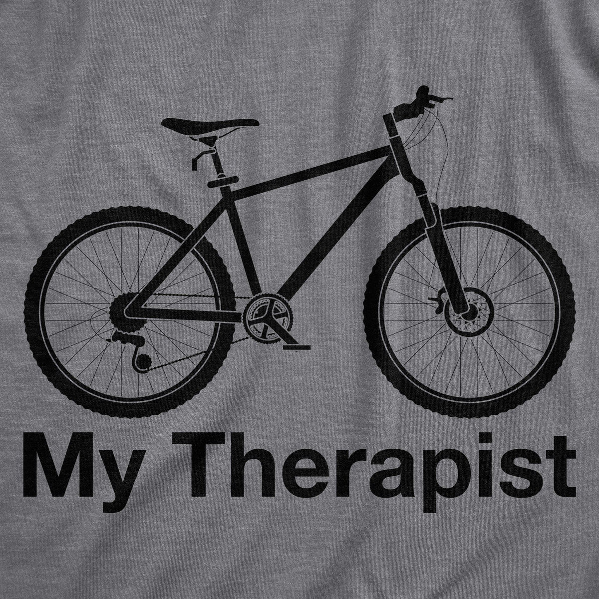 My Therapist Bicycle Women&#39;s Tshirt - Crazy Dog T-Shirts