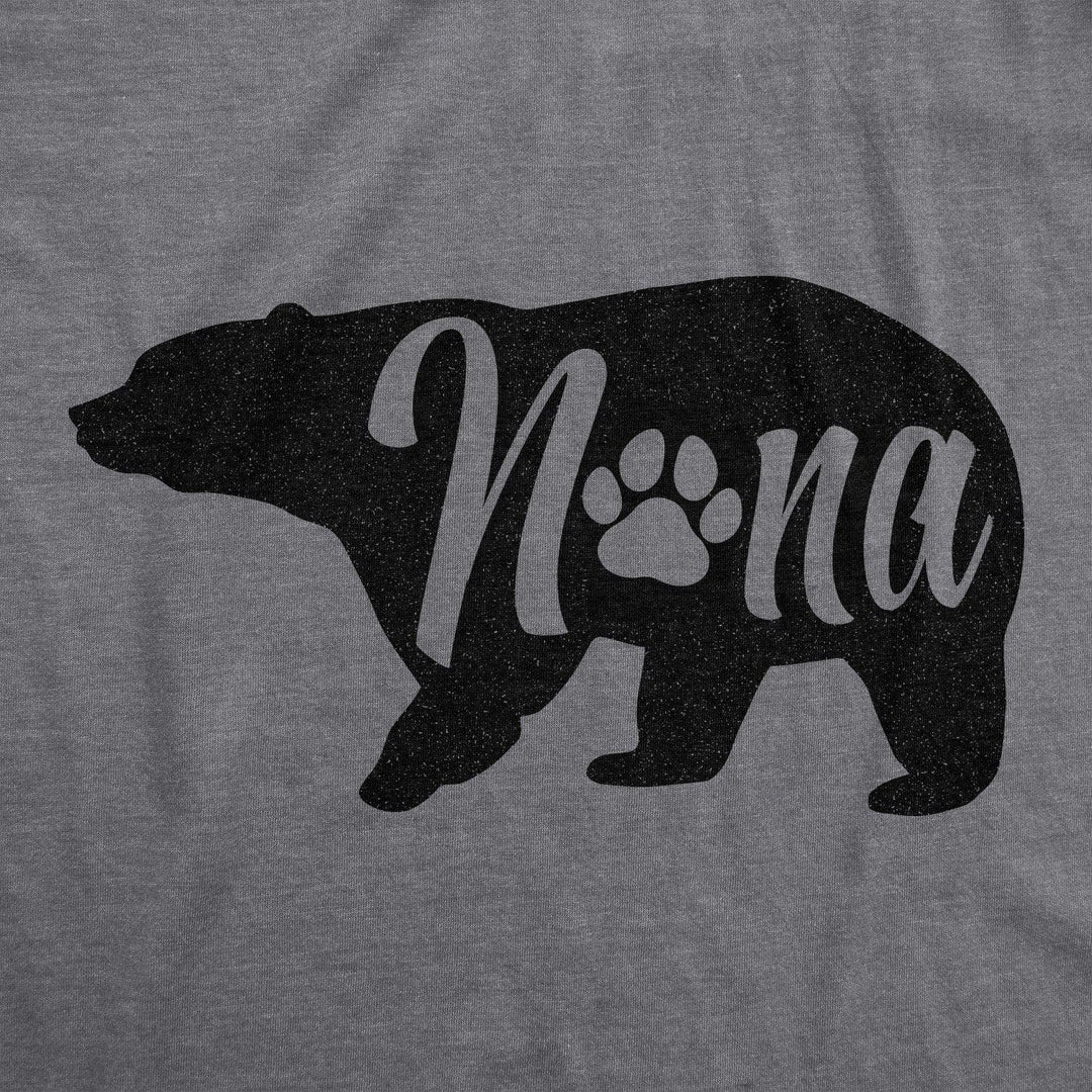 Nana Bear Women's Tshirt - Crazy Dog T-Shirts