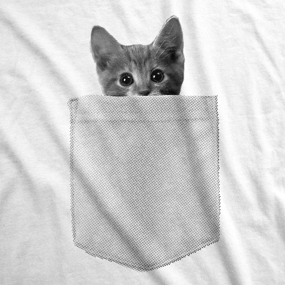 Pocket Cat Women&#39;s Tshirt  -  Crazy Dog T-Shirts