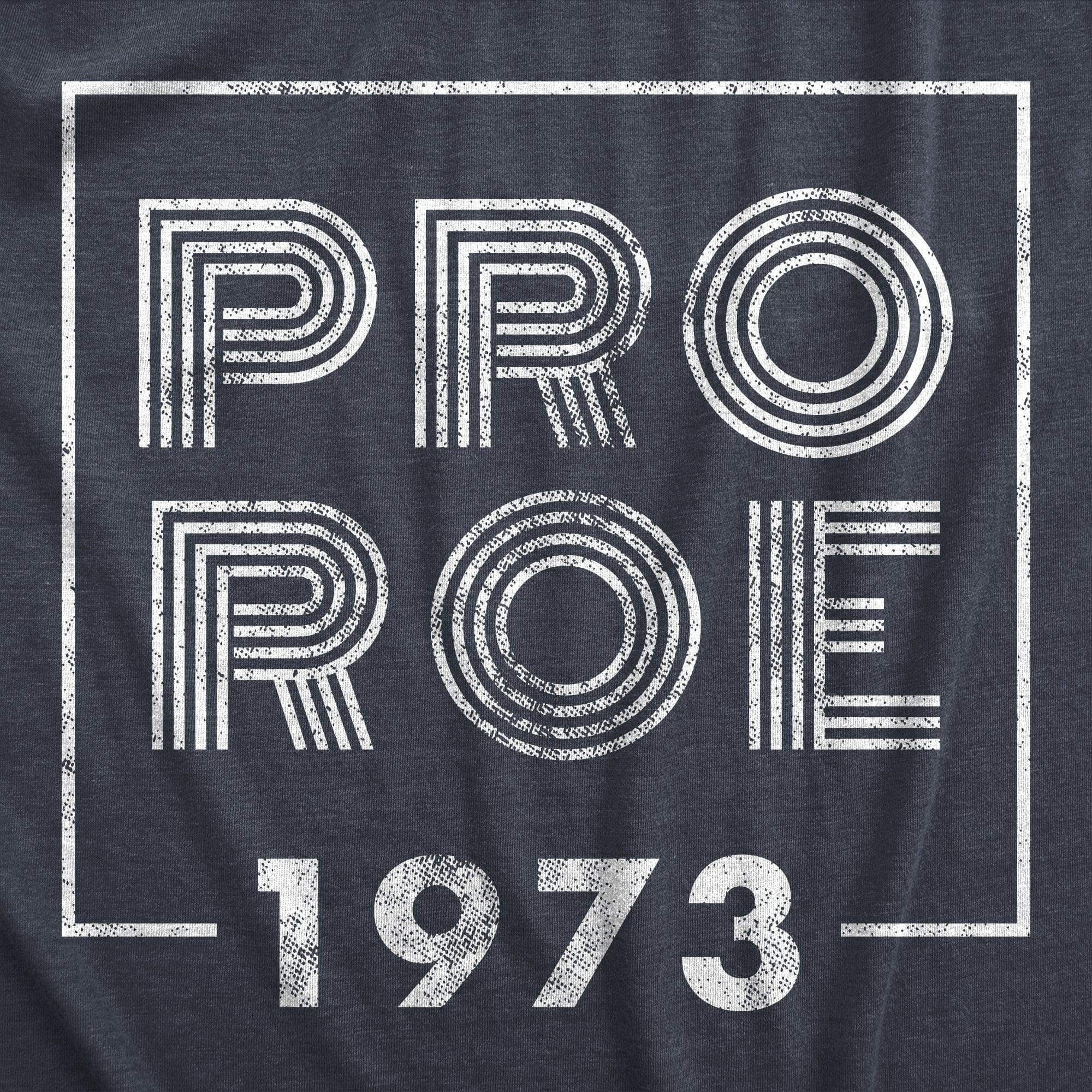 Pro Roe 1973 Women's Tshirt  -  Crazy Dog T-Shirts