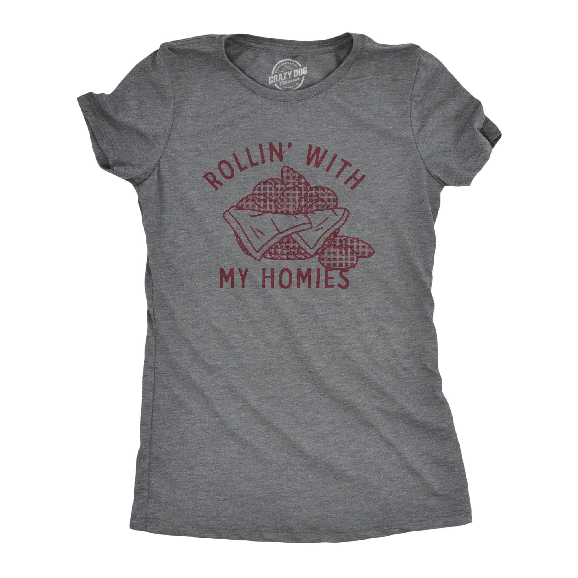 Rollin With My Homies Women's Tshirt  -  Crazy Dog T-Shirts