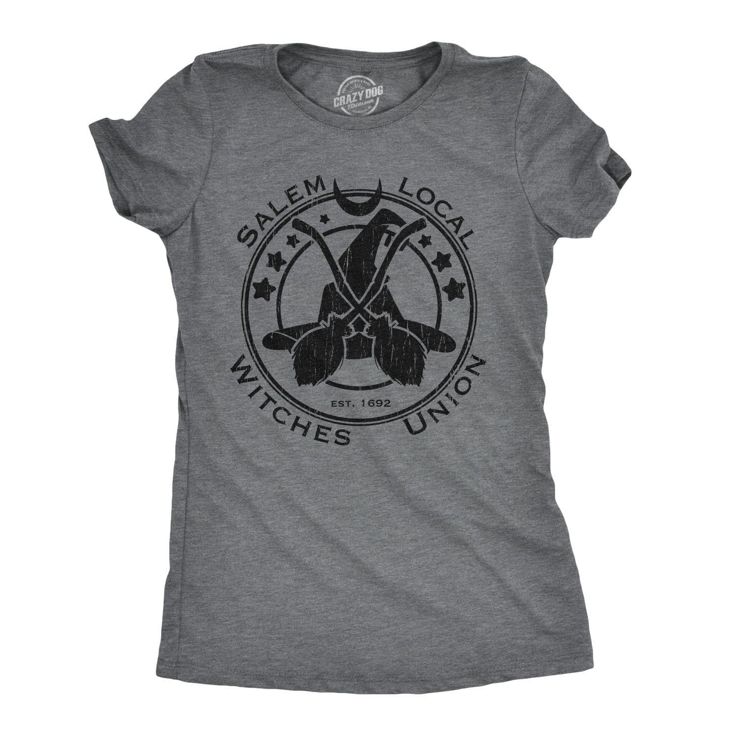 Salem Local Witches Union Women's Tshirt  -  Crazy Dog T-Shirts