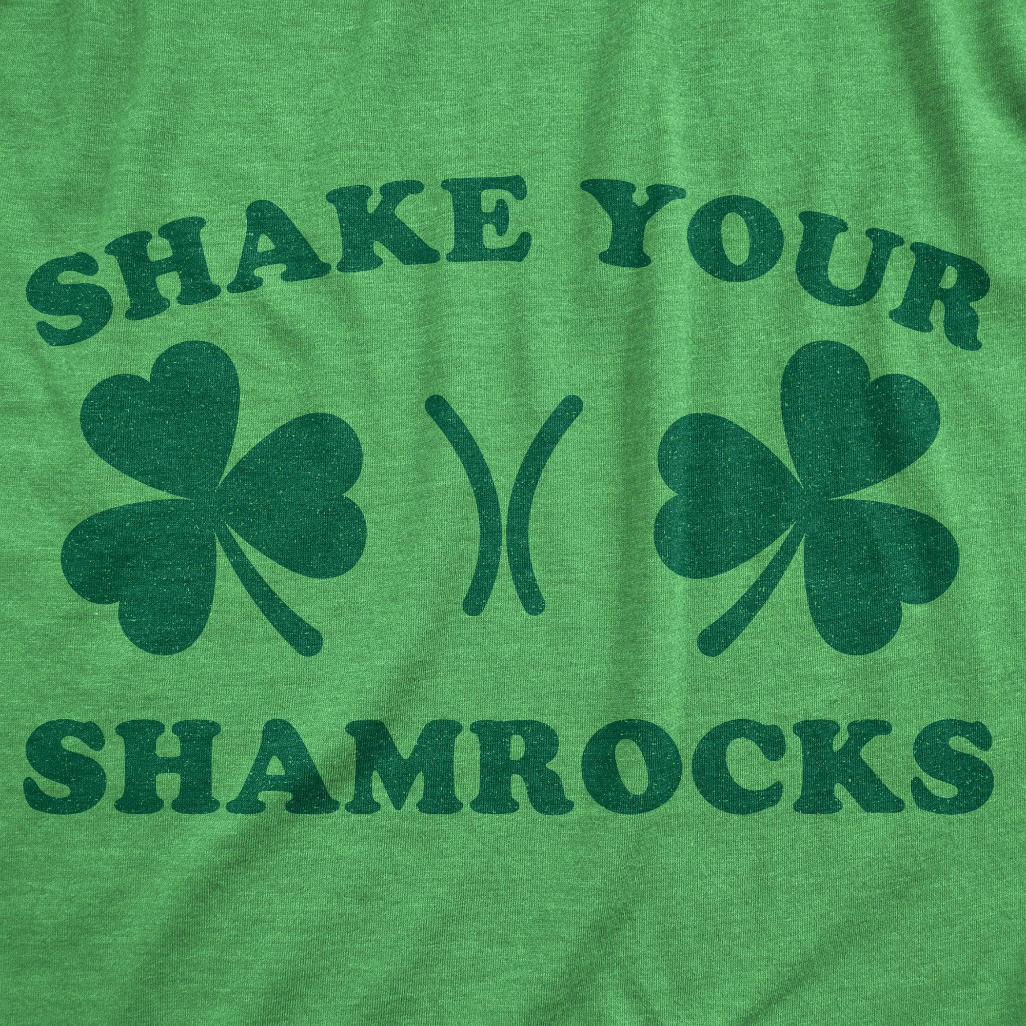 Shake Your Shamrocks Women's Tshirt  -  Crazy Dog T-Shirts