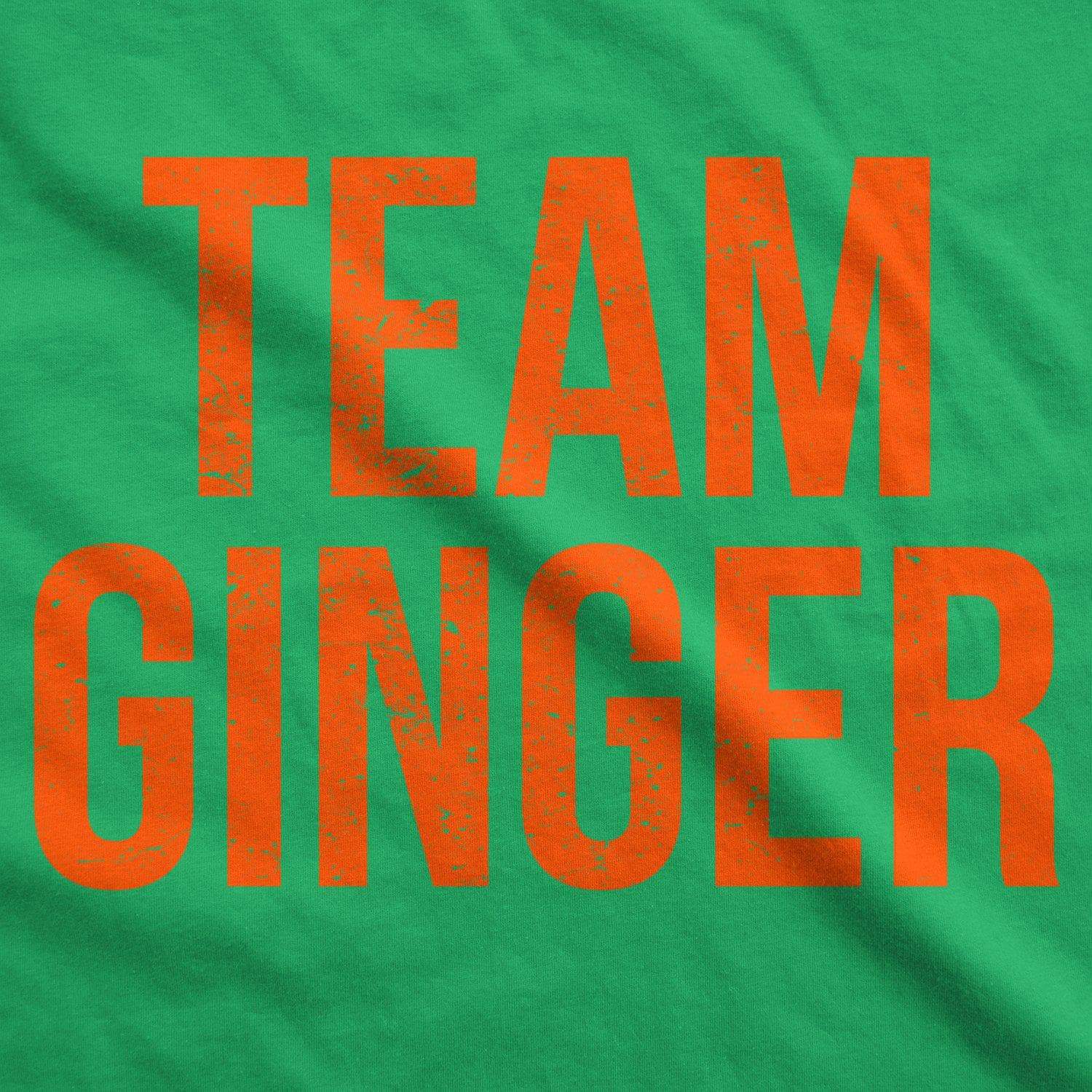 Team Ginger Women's Tshirt  -  Crazy Dog T-Shirts