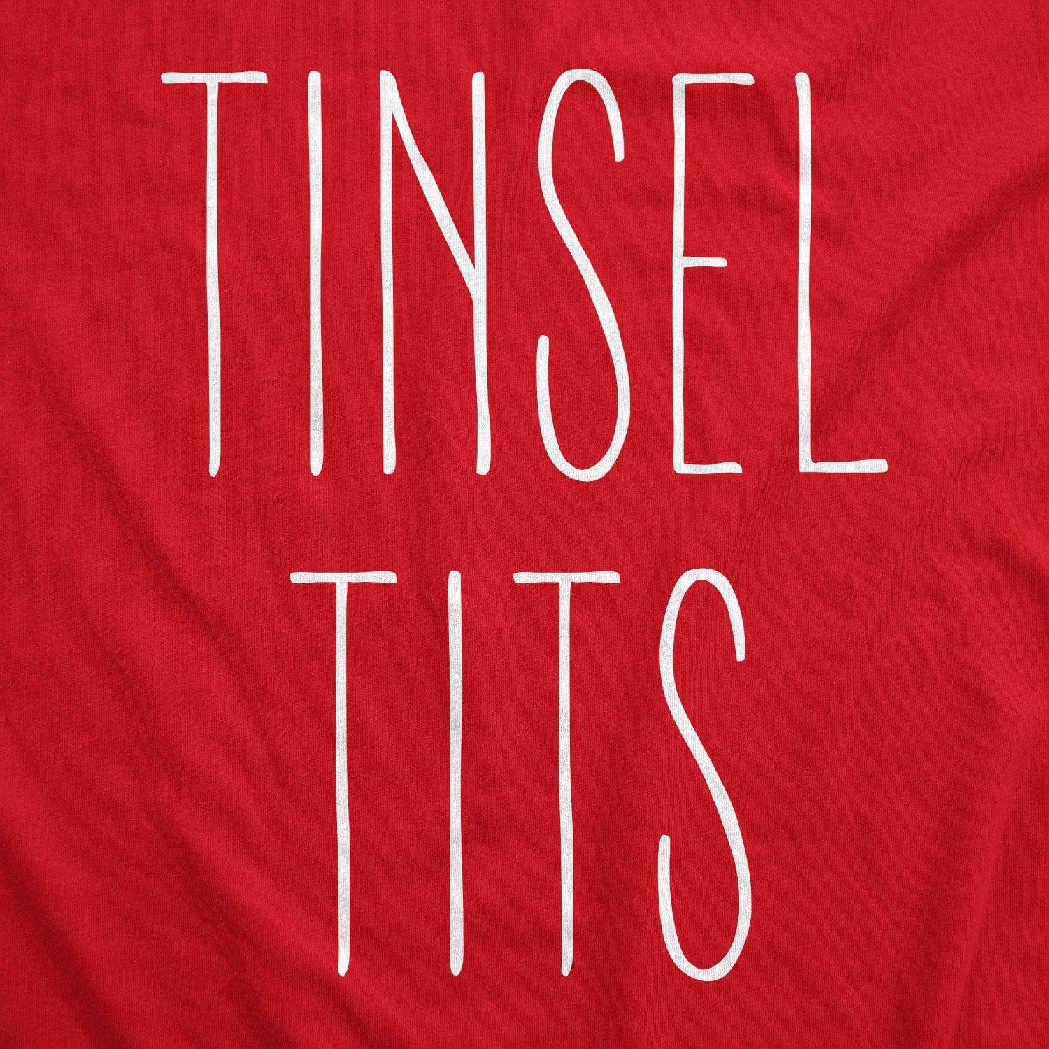 Tinsel Tits Women's Tshirt - Crazy Dog T-Shirts
