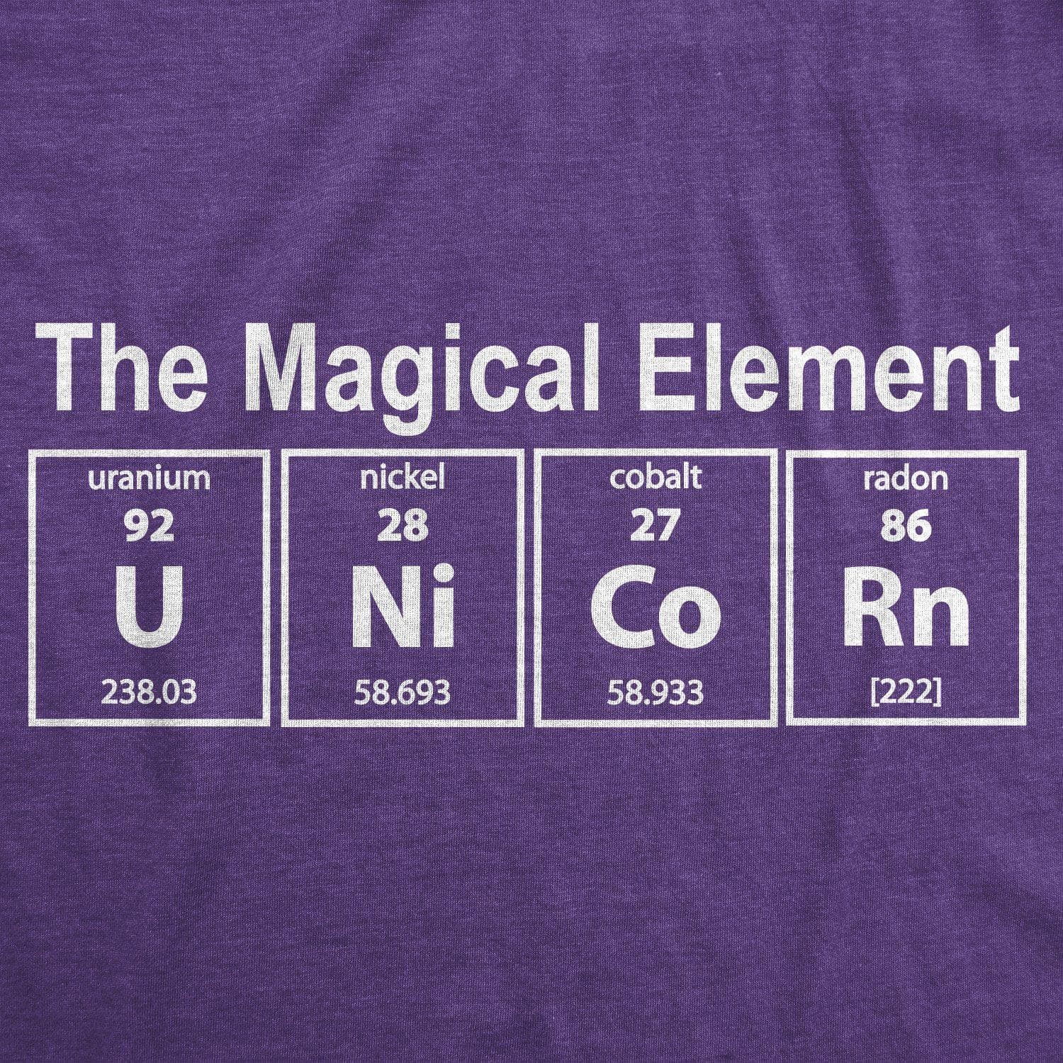 Unicorn Element Women's Tshirt  -  Crazy Dog T-Shirts