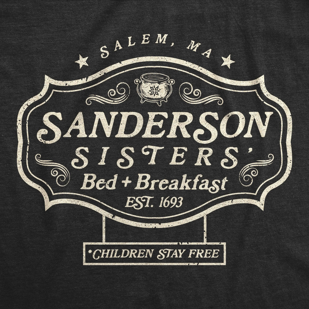 Witch Sisters Bed And Breakfast Women&#39;s Tshirt  -  Crazy Dog T-Shirts