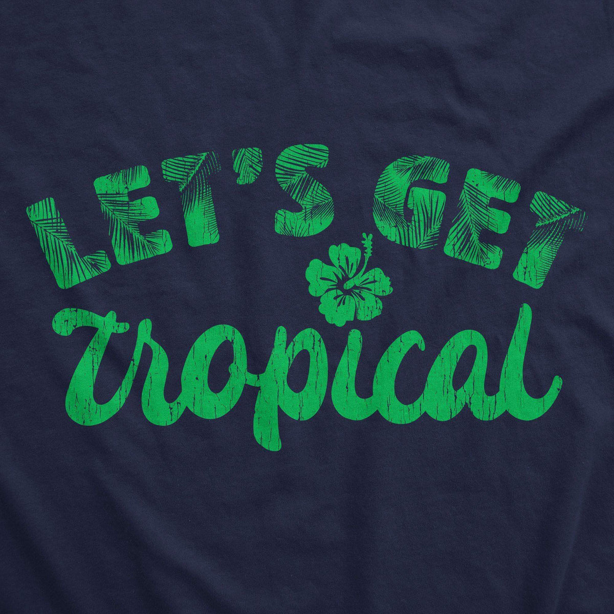 Let&#39;s Get Tropical Women&#39;s Tank Top - Crazy Dog T-Shirts