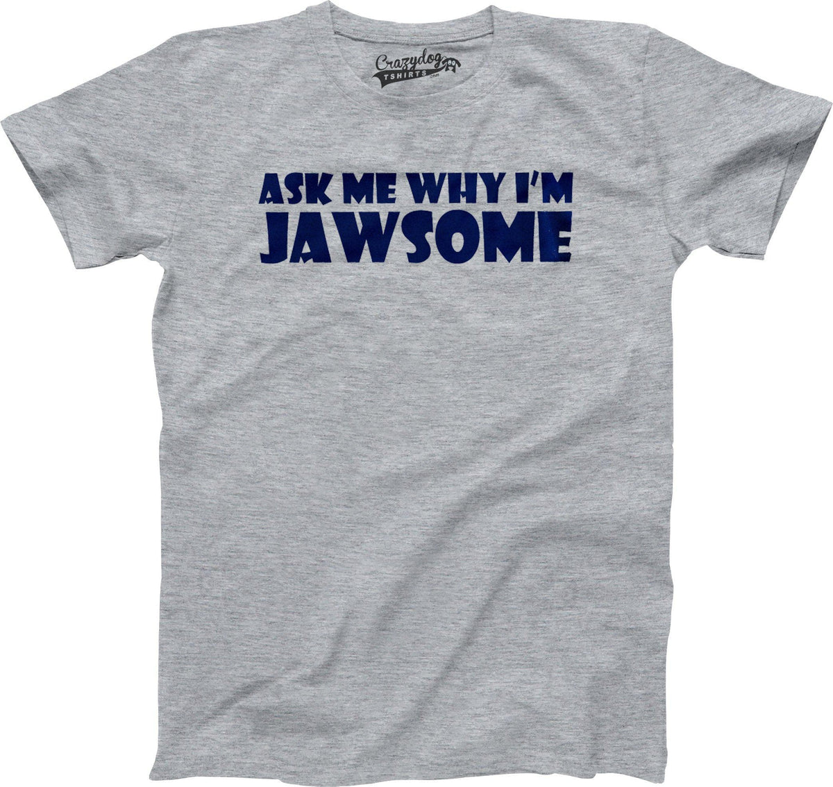 Ask Me Why I&#39;m Jawsome Flip Youth Tshirt - Crazy Dog T-Shirts