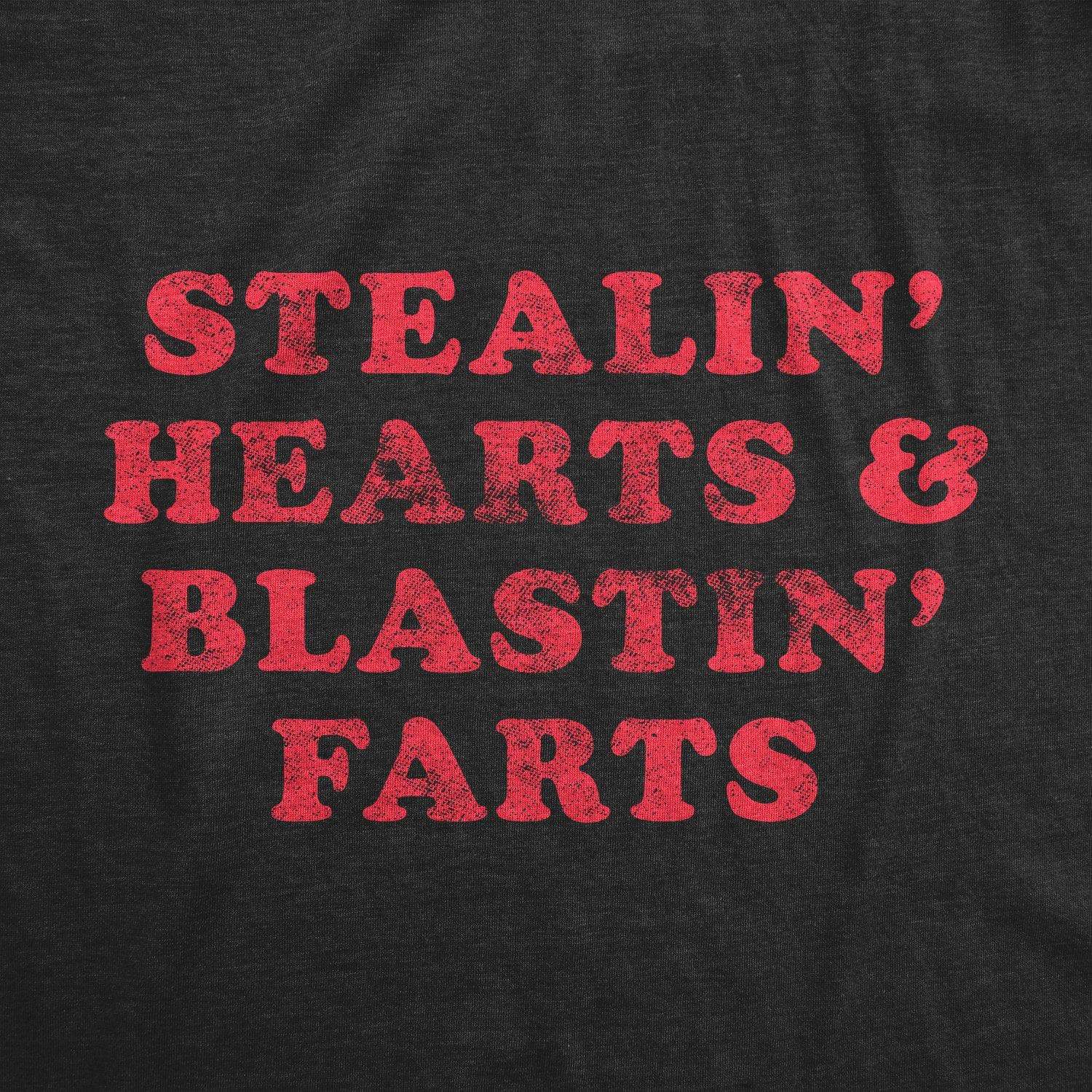 Stealin' Hearts And Blastin' Farts Youth Tshirt - Crazy Dog T-Shirts