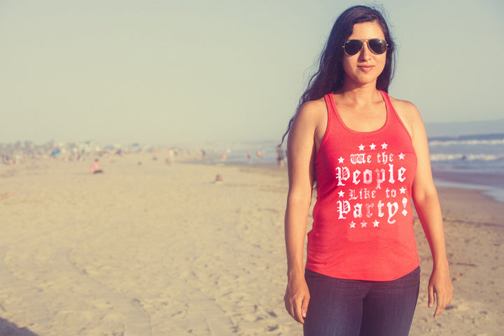 We The People Like To Party Women's Tank Top