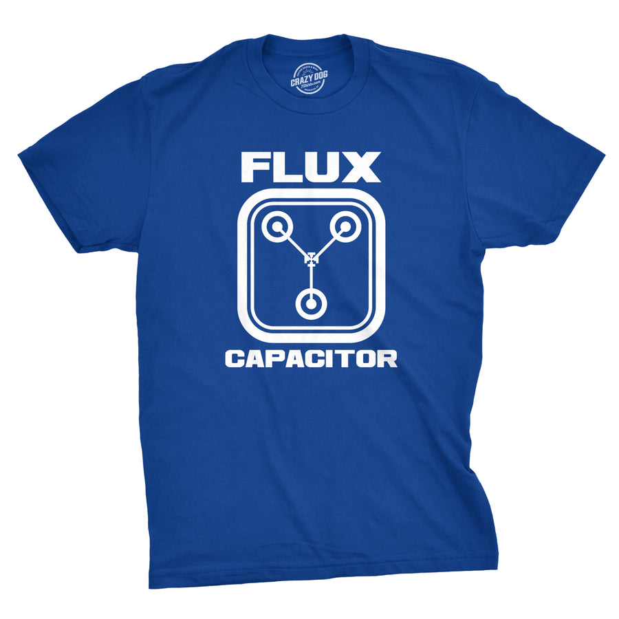 Funny Heather Royal - Flux Flux Capacitor Mens T Shirt Nerdy TV & Movies Retro Tee