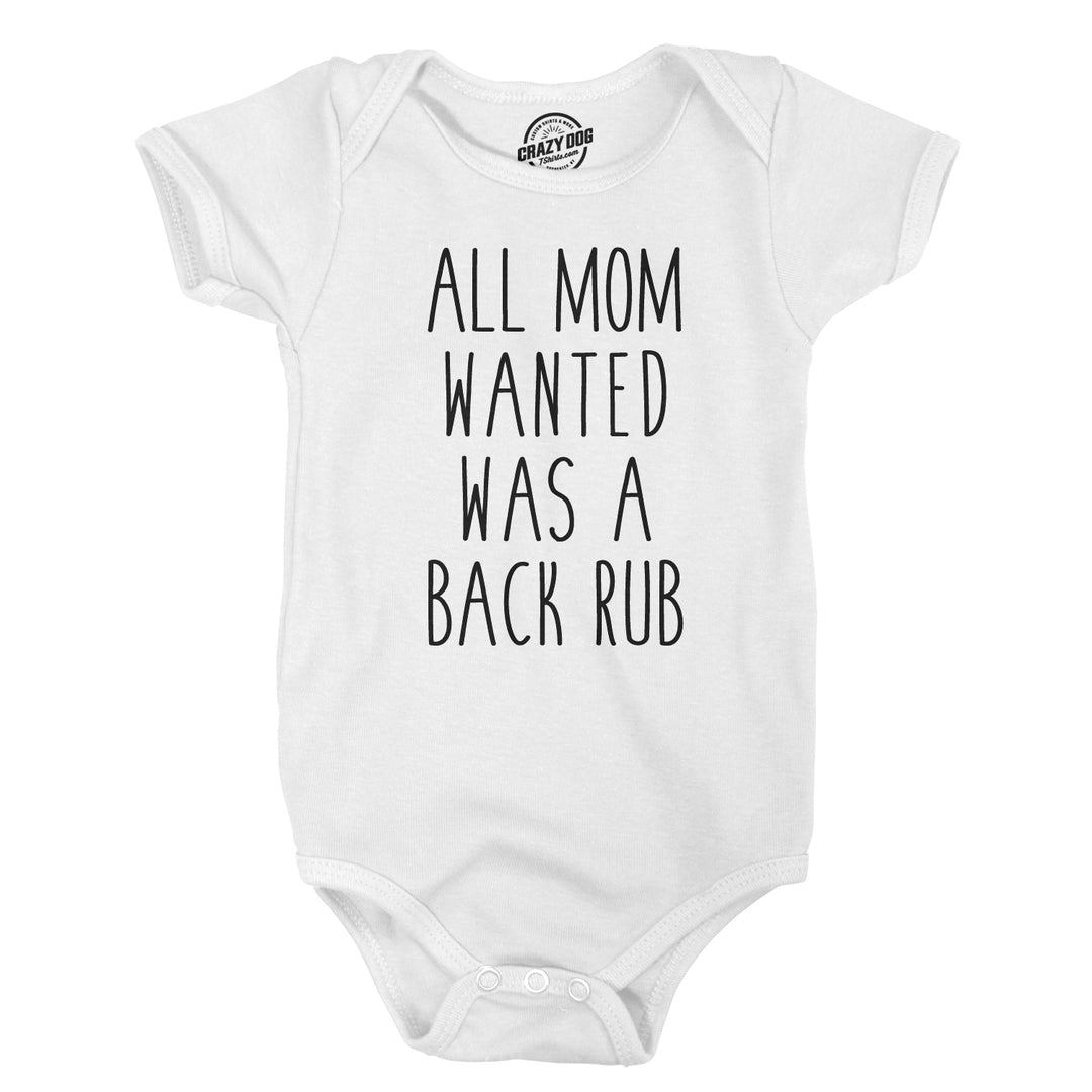 Funny White Onesie Nerdy Mother's Day sex Tee