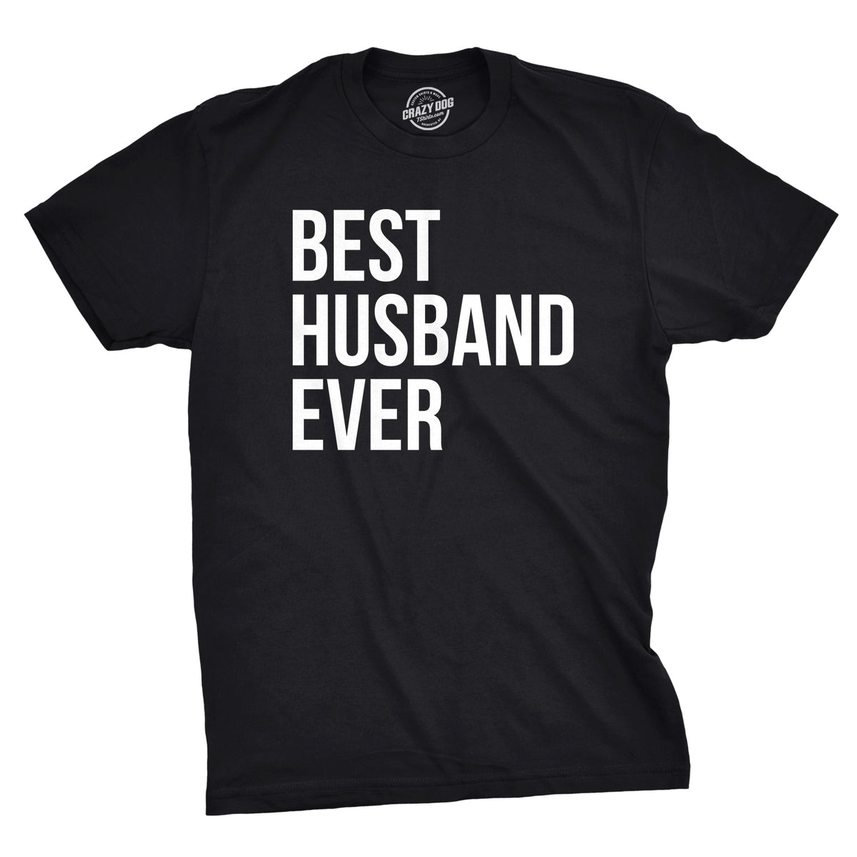 Funny Black Best Husband Ever Mens T Shirt Nerdy Valentine&#39;s Day Father&#39;s Day Tee