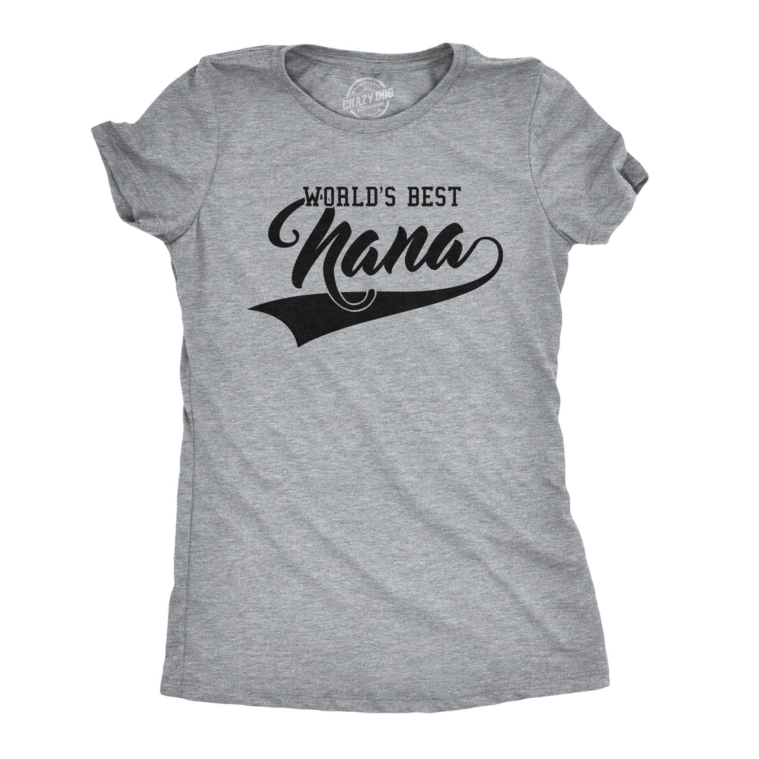 Funny Light Heather Grey Womens T Shirt Nerdy Mother's Day Grandmother Tee