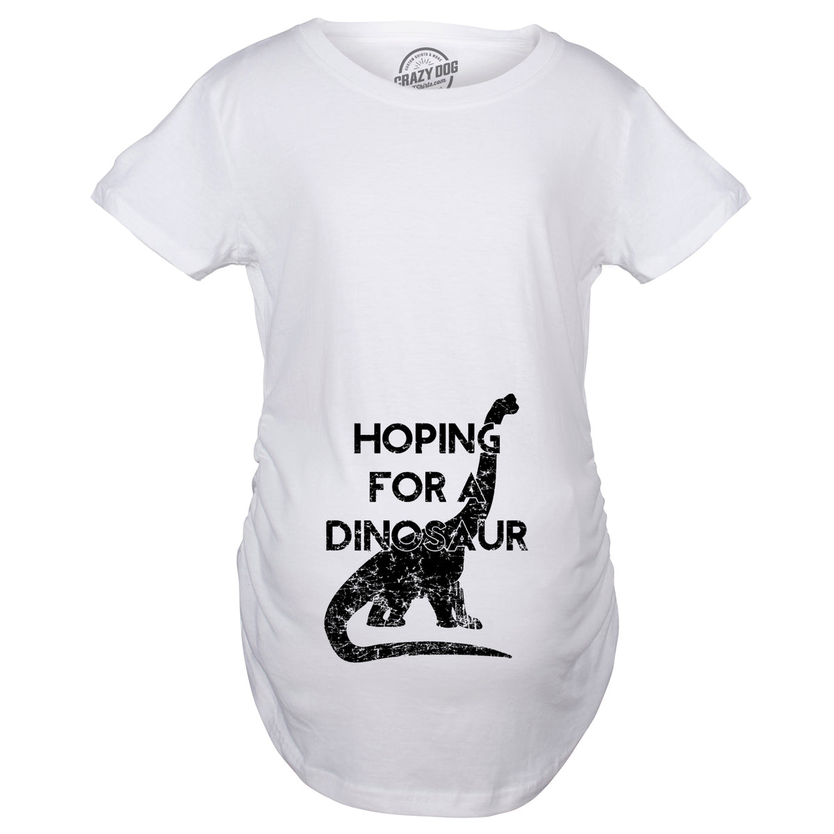 Hoping For A Dinosaur Maternity T Shirt