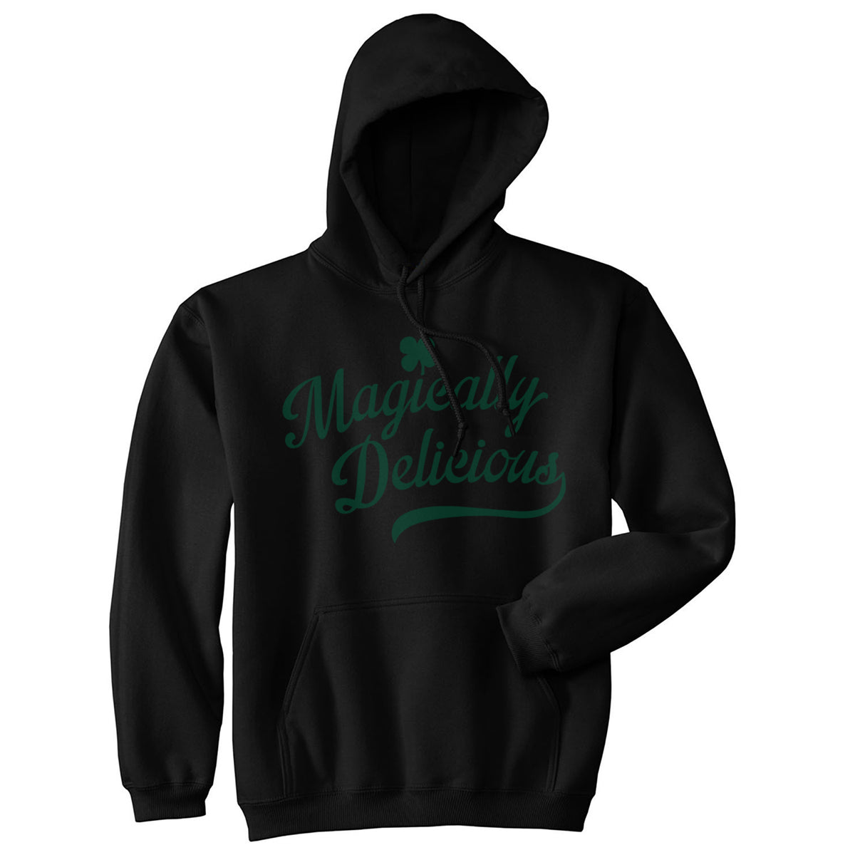 Funny Black - Magically Delicious Magically Delicious Hoodie Nerdy Saint Patrick&#39;s Day Tee