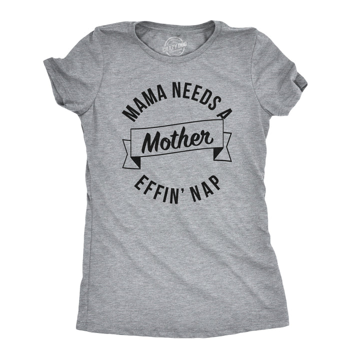 Funny Light Heather Grey Womens T Shirt Nerdy Mother's Day Tee