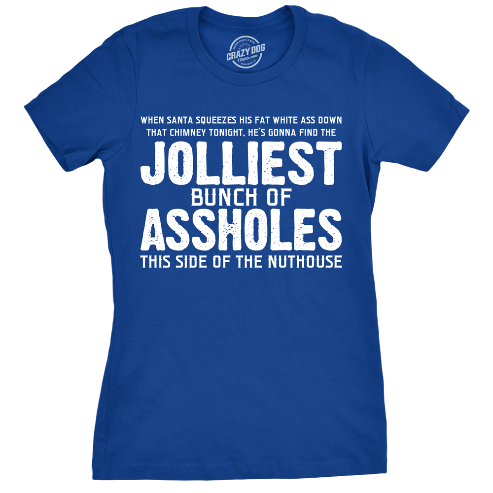 Funny Heather Royal - Jolliest Womens T Shirt Nerdy Christmas TV &amp; Movies Tee