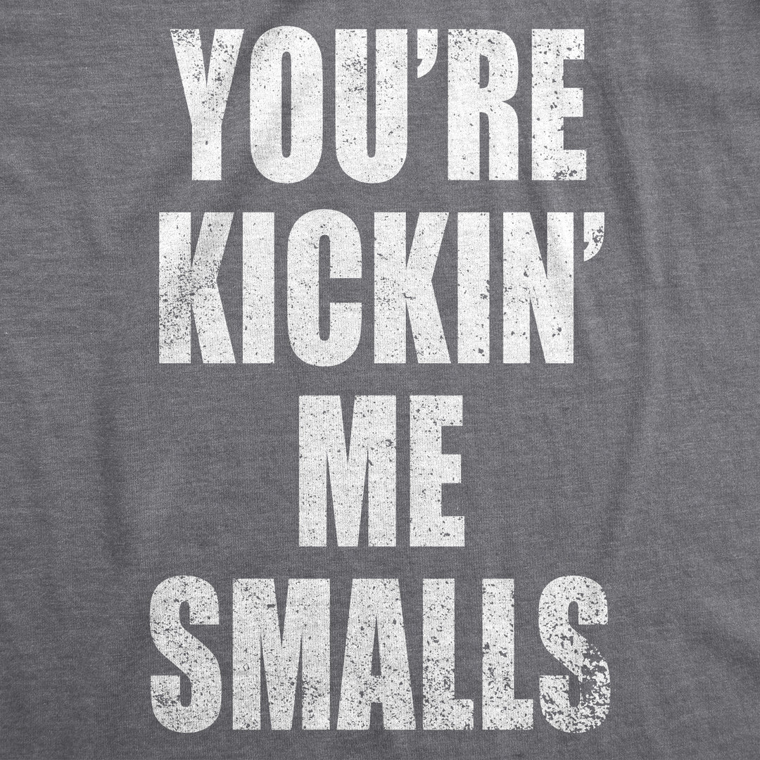 Kickin’ Me Smalls Maternity T Shirt