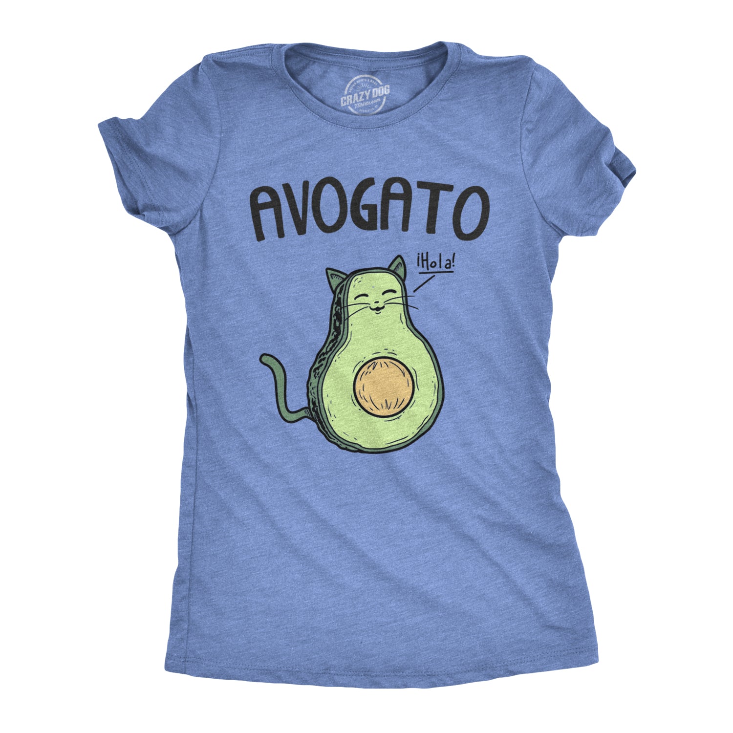 Funny Avogato Womens T Shirt Nerdy Cinco De Mayo Food Cat Tee