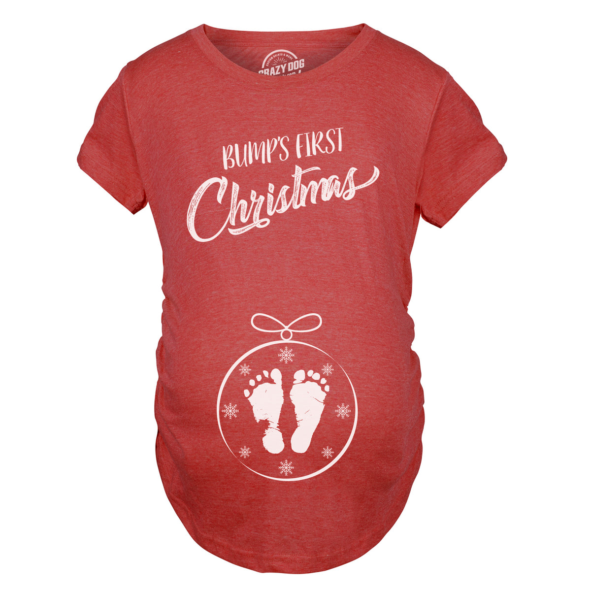 Bump&#39;s First Christmas Maternity T Shirt