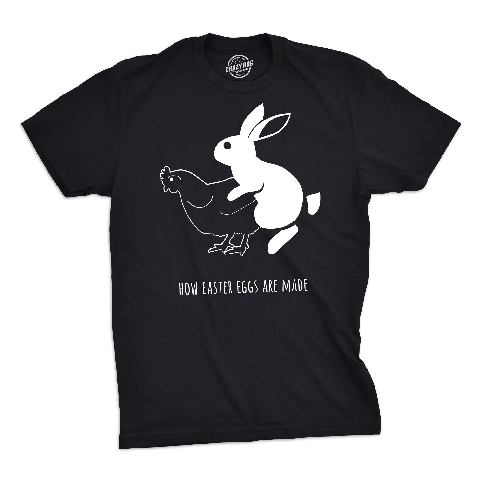 Funny Heather Black - Eggs Are Made How Easter Eggs Are Made Mens T Shirt Nerdy Easter Sex Tee