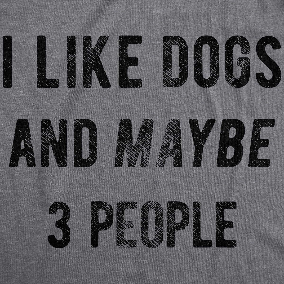 I Like Dogs And Maybe 3 People Women&#39;s T Shirt
