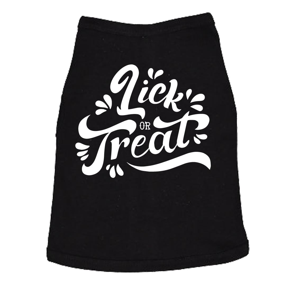 Funny Black Lick Or Treat Dog Shirt Nerdy Halloween Dog Tee