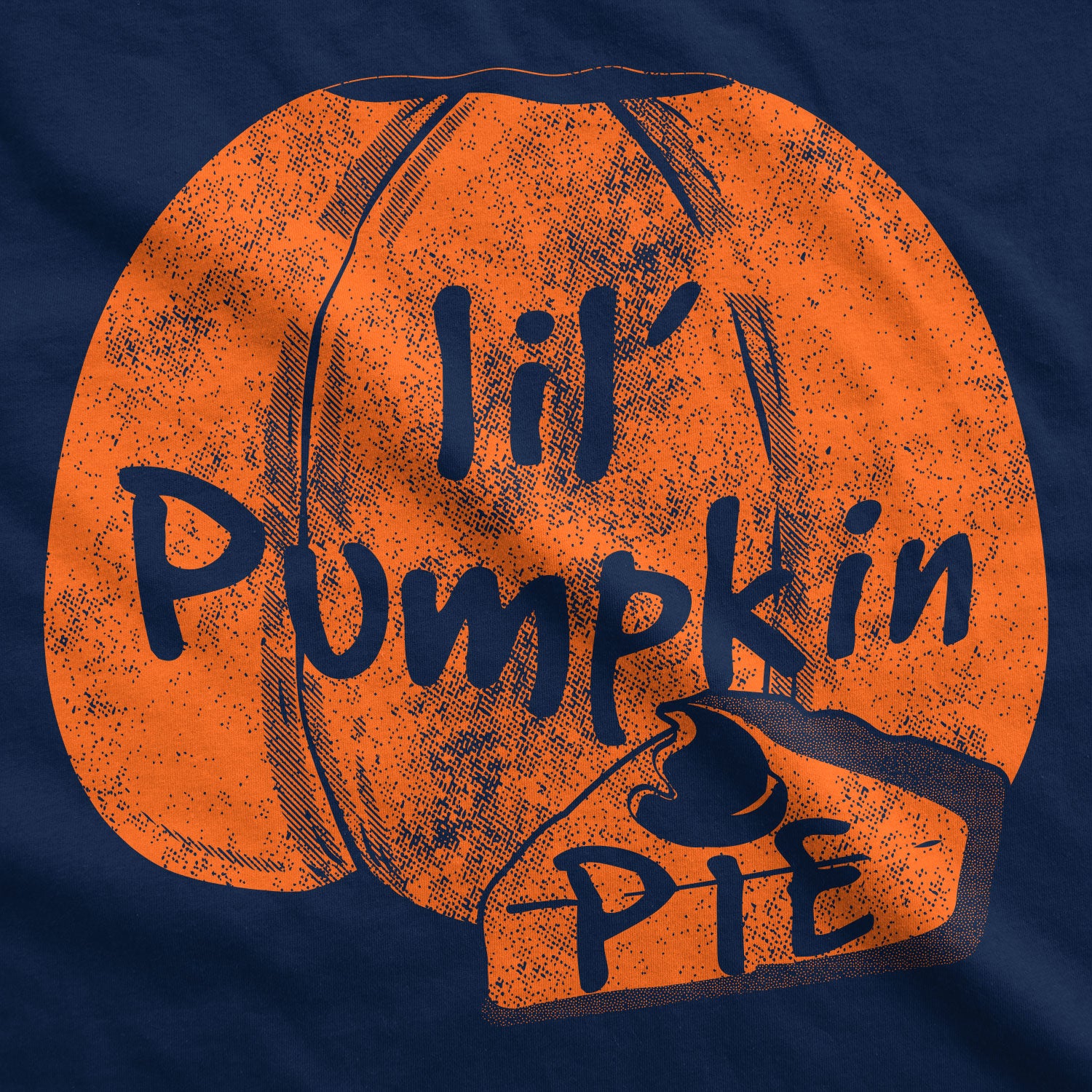 Funny Navy Lil Pumpkin Pie Maternity T Shirt Nerdy Thanksgiving Tee