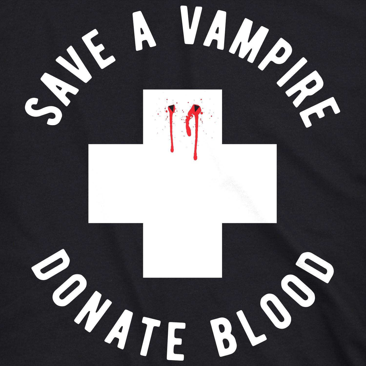 Funny Heather Black - Donate Blood Save A Vampire Donate Blood Womens T Shirt Nerdy Halloween Sarcastic Tee