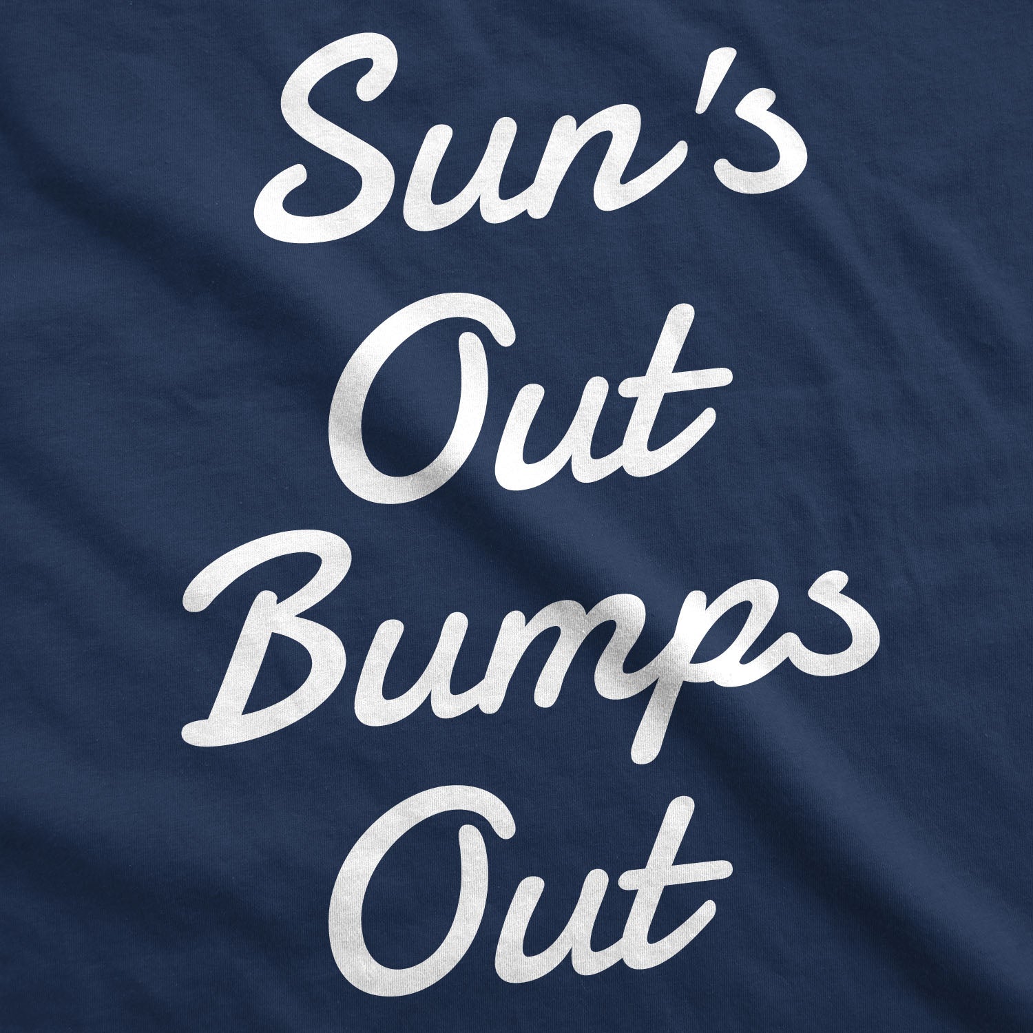 Funny Suns Out Bumps Out Maternity T Shirt Nerdy vacation Tee