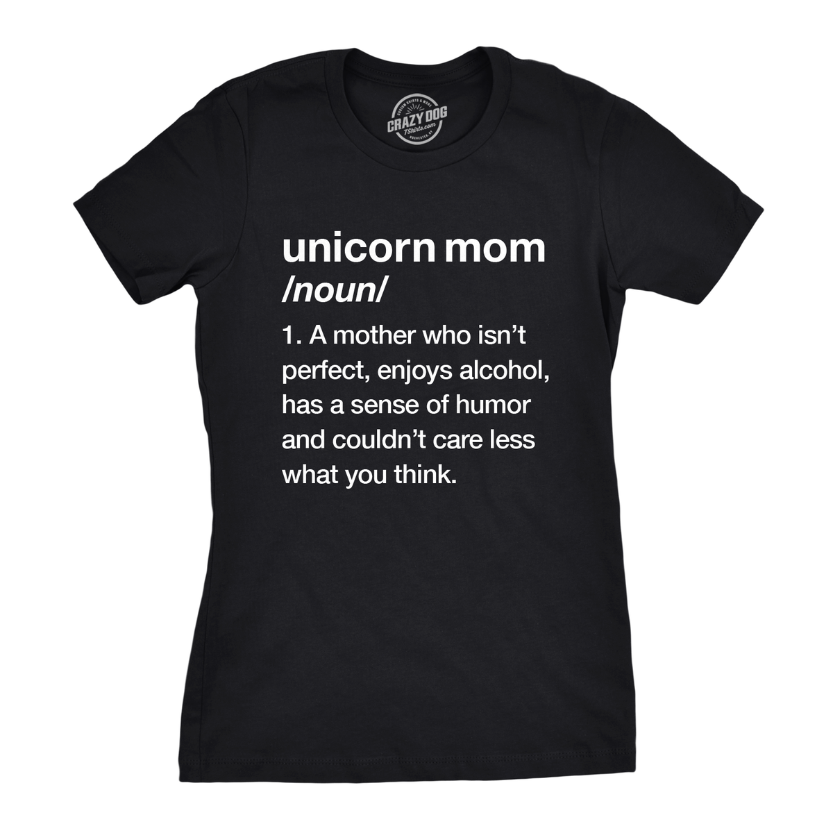 Funny Heather Black - Unicorn Mom Unicorn Mom Womens T Shirt Nerdy Mother&#39;s Day Unicorn Tee