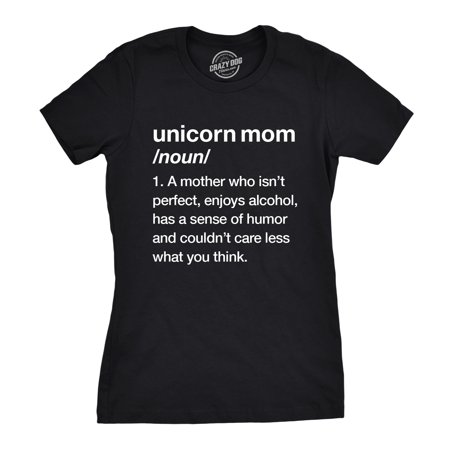 Funny Heather Black - Unicorn Mom Unicorn Mom Womens T Shirt Nerdy Mother's Day Unicorn Tee