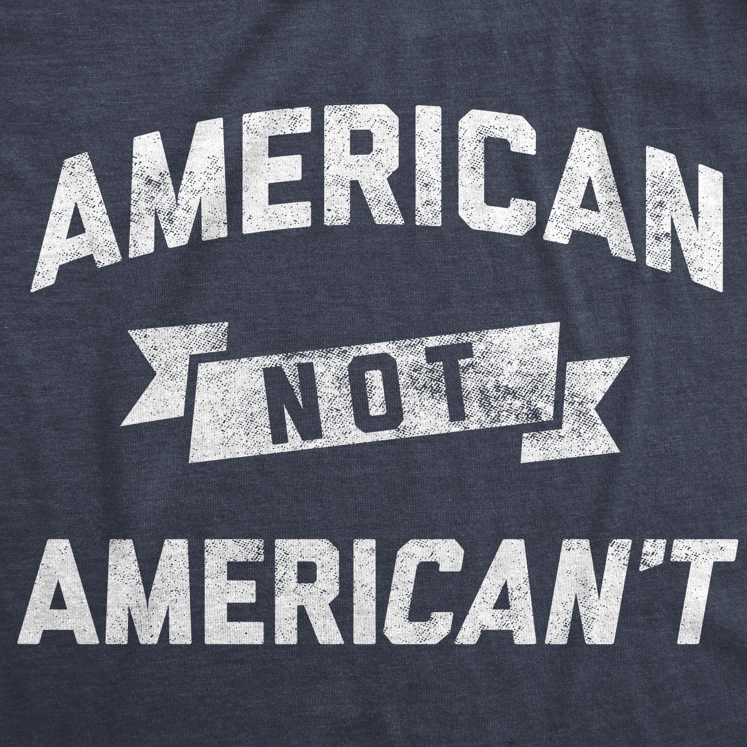 Funny Heather Navy - Americant American Not Americant Mens T Shirt Nerdy Shark Week Political Tee