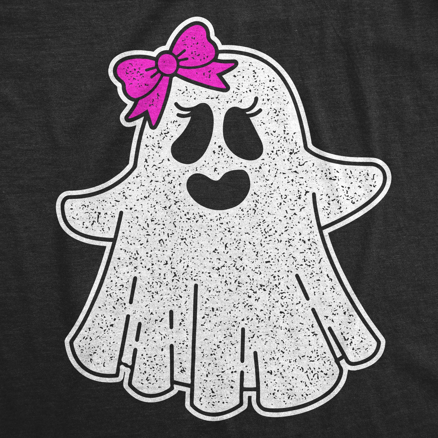 Funny Heather Black Baby Girl Ghost Maternity T Shirt Nerdy Halloween Tee