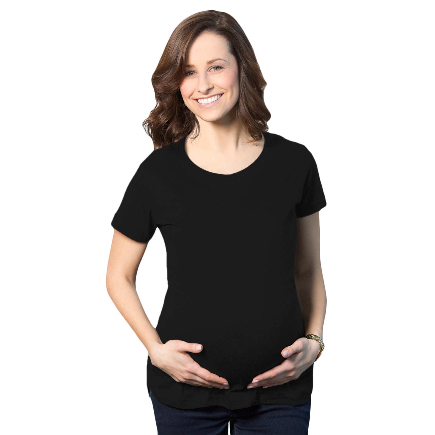 Funny 6 Pack Blank Maternity T Shirt Nerdy Tee