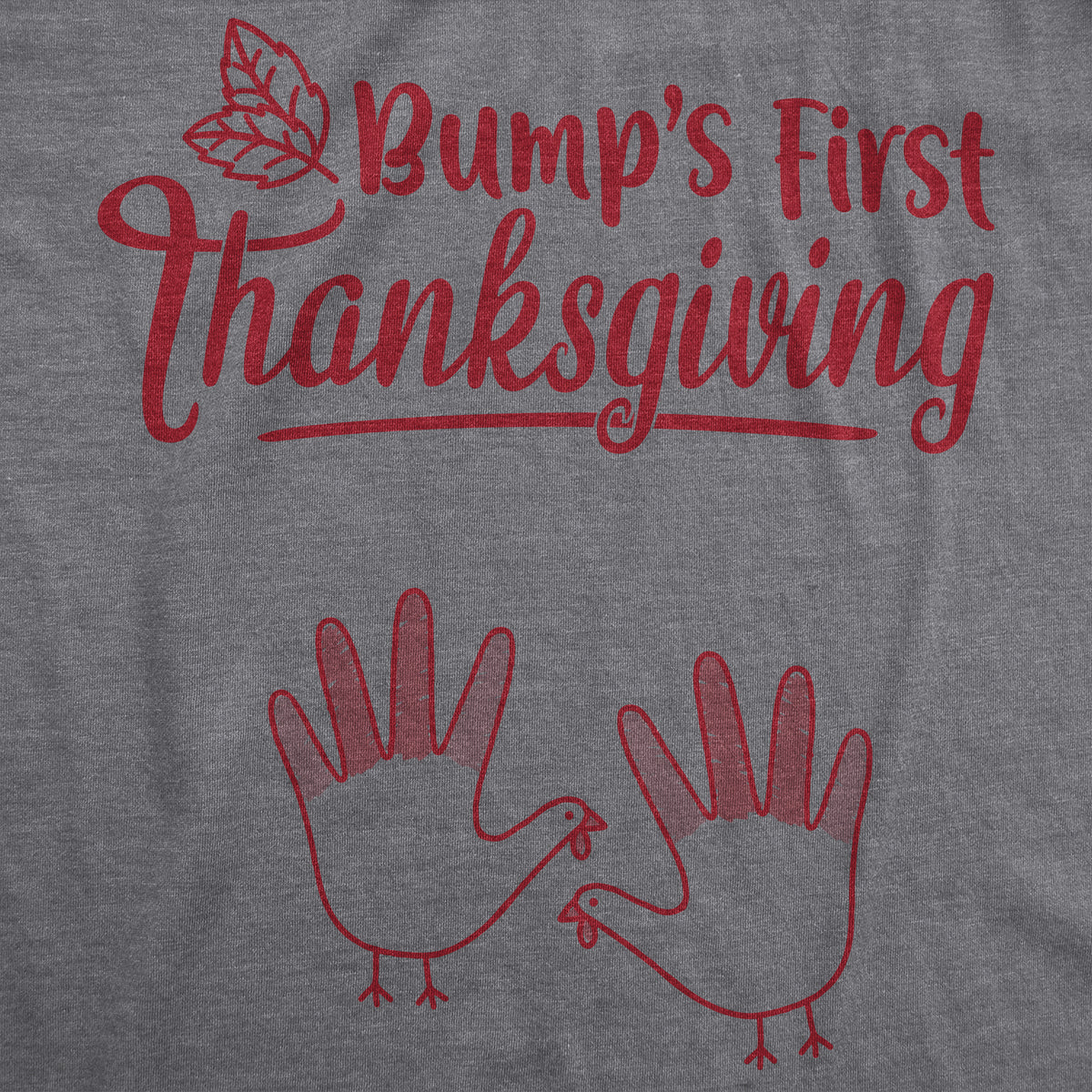 Bump&#39;s First Thanksgiving Maternity T Shirt