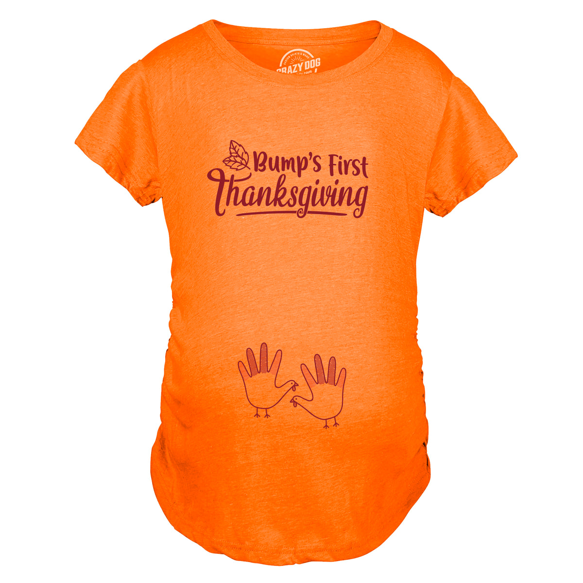 Bump&#39;s First Thanksgiving Maternity T Shirt