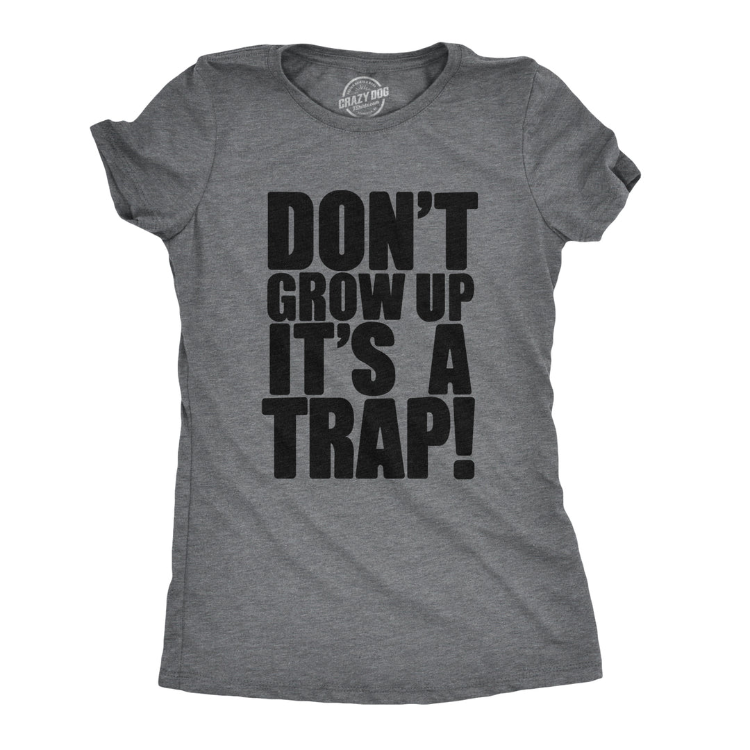 Funny Dark Heather Grey Womens T Shirt Nerdy Tee